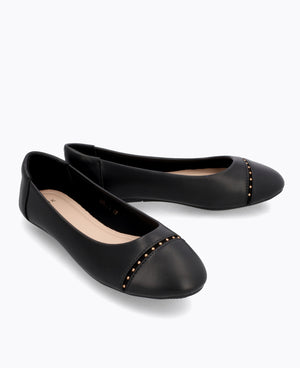 Miyo Ballerina Flats - Black
