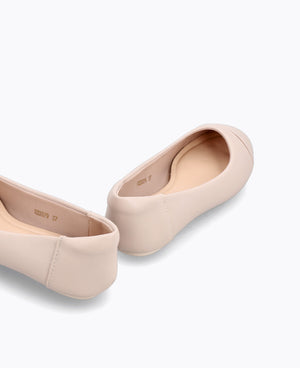 Miyo Ballerina Flats - Taupe