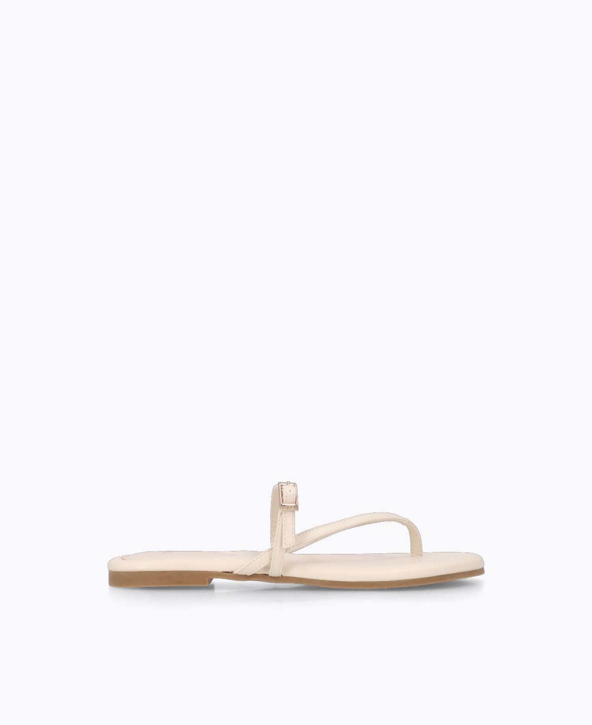 Mallory Strappy Flat Sandals - Beige