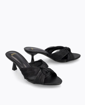 Marisa Heel Sandals - Black