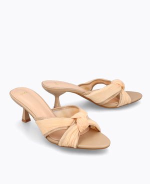 Marisa Heel Sandals - Nude