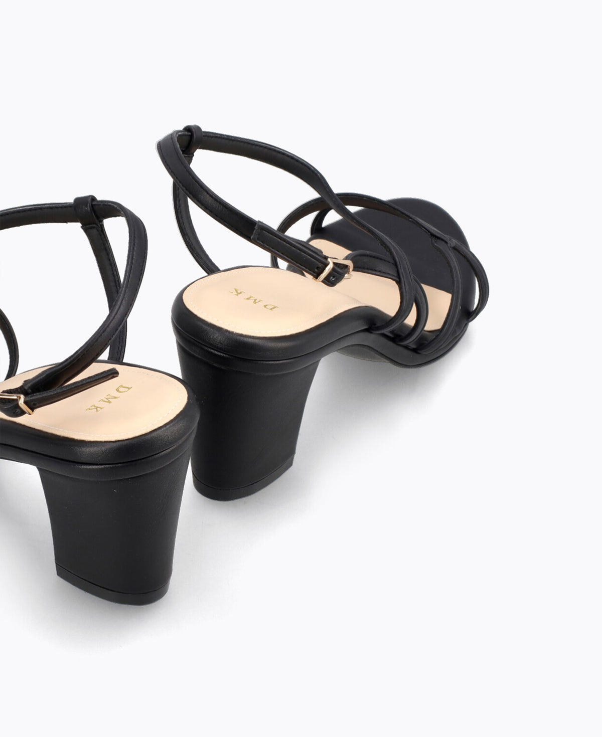 Marisol Strappy Heel Sandals - Black