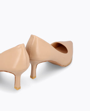 Melanie Heel Pumps - Nude