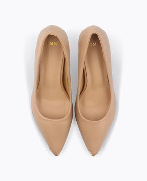 Melanie Heel Pumps - Nude
