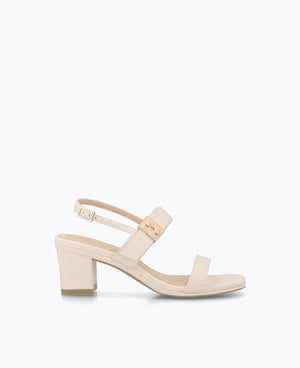 Melody Heel Sandals - Beige