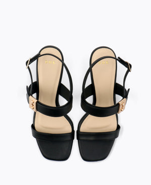 Melody Heel Sandals - Black