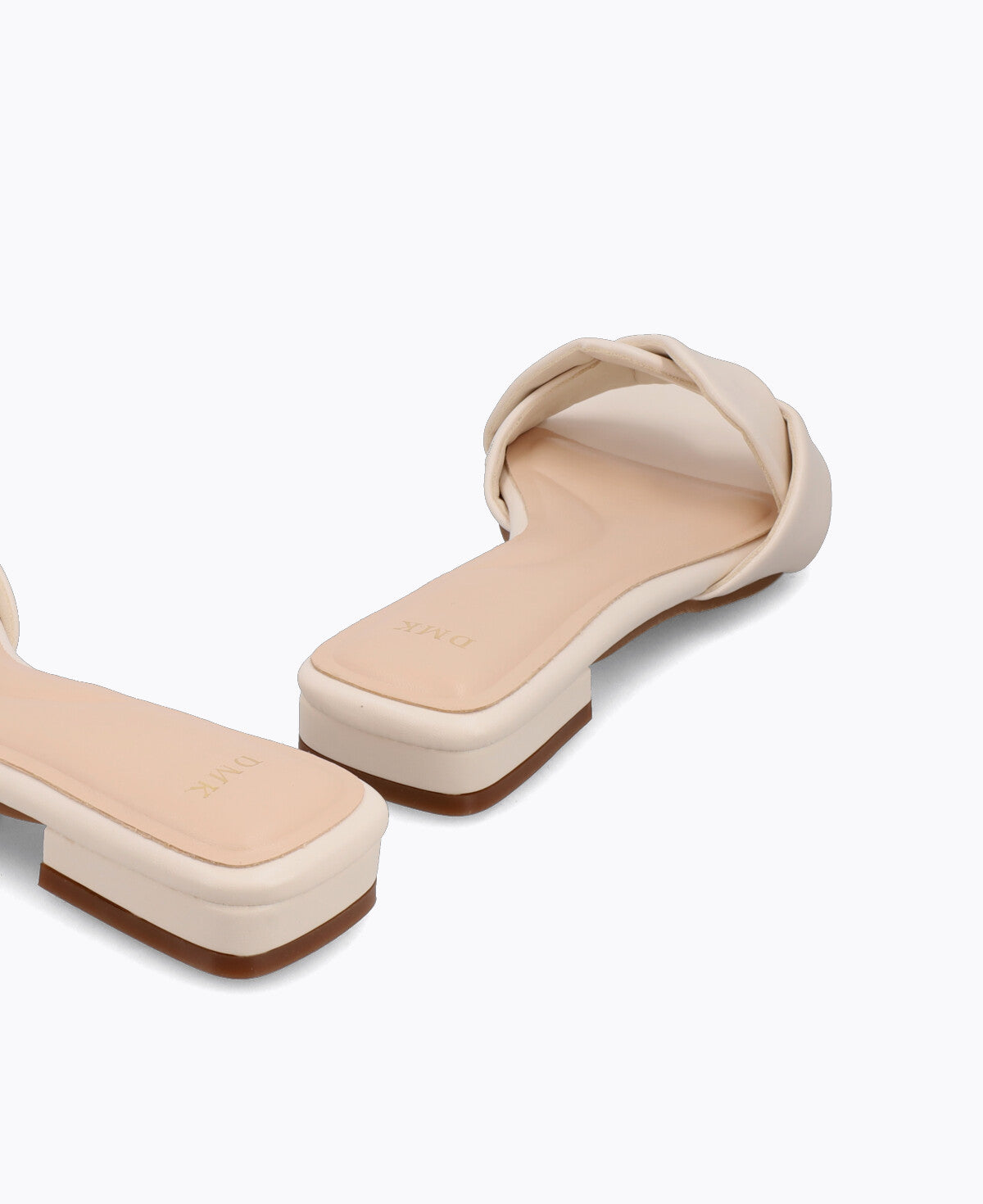 Merah Flat Sandals - Beige