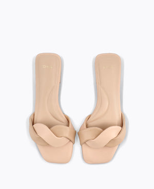 Merah Flat Sandals - Pink