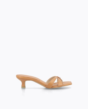 Miko Heel Sandals - Almond