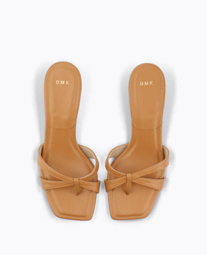 Miko Heel Sandals - Almond