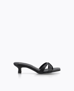 Miko Heel Sandals - Black