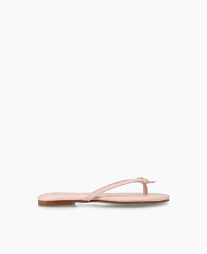 Mio Bow Flat Sandals - Pink