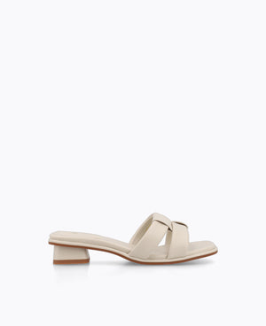 Misa Heel Sandals - Beige