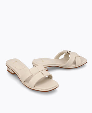Misa Heel Sandals - Beige