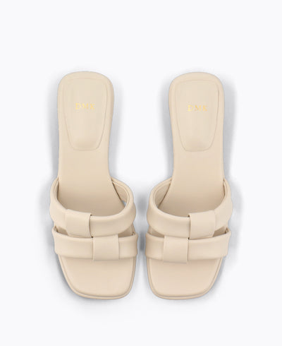 Misa Heel Sandals - Beige