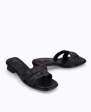 Misa Heel Sandals - Black