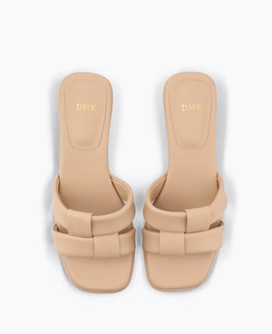 Misa Heel Sandals - Nude