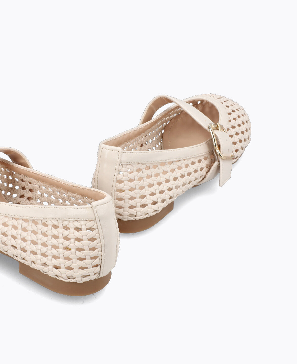 Misha Mesh Mary Janes - Beige