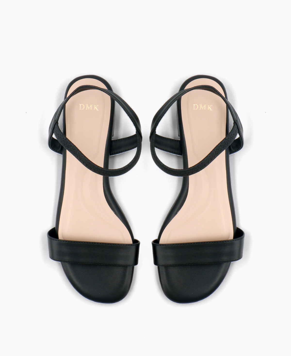 Mylene Strappy Flat Sandals - Black