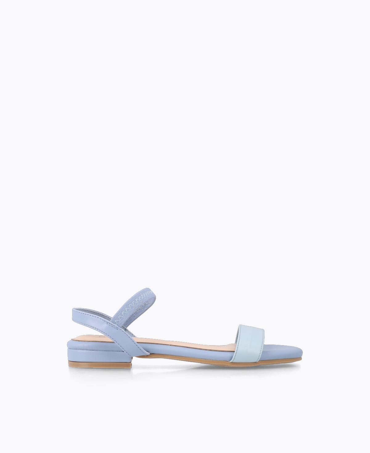 Mylene Strappy Flat Sandals - Blue