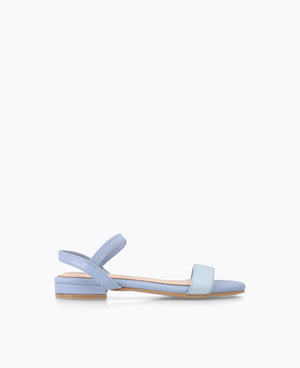 Mylene Strappy Flat Sandals - Blue
