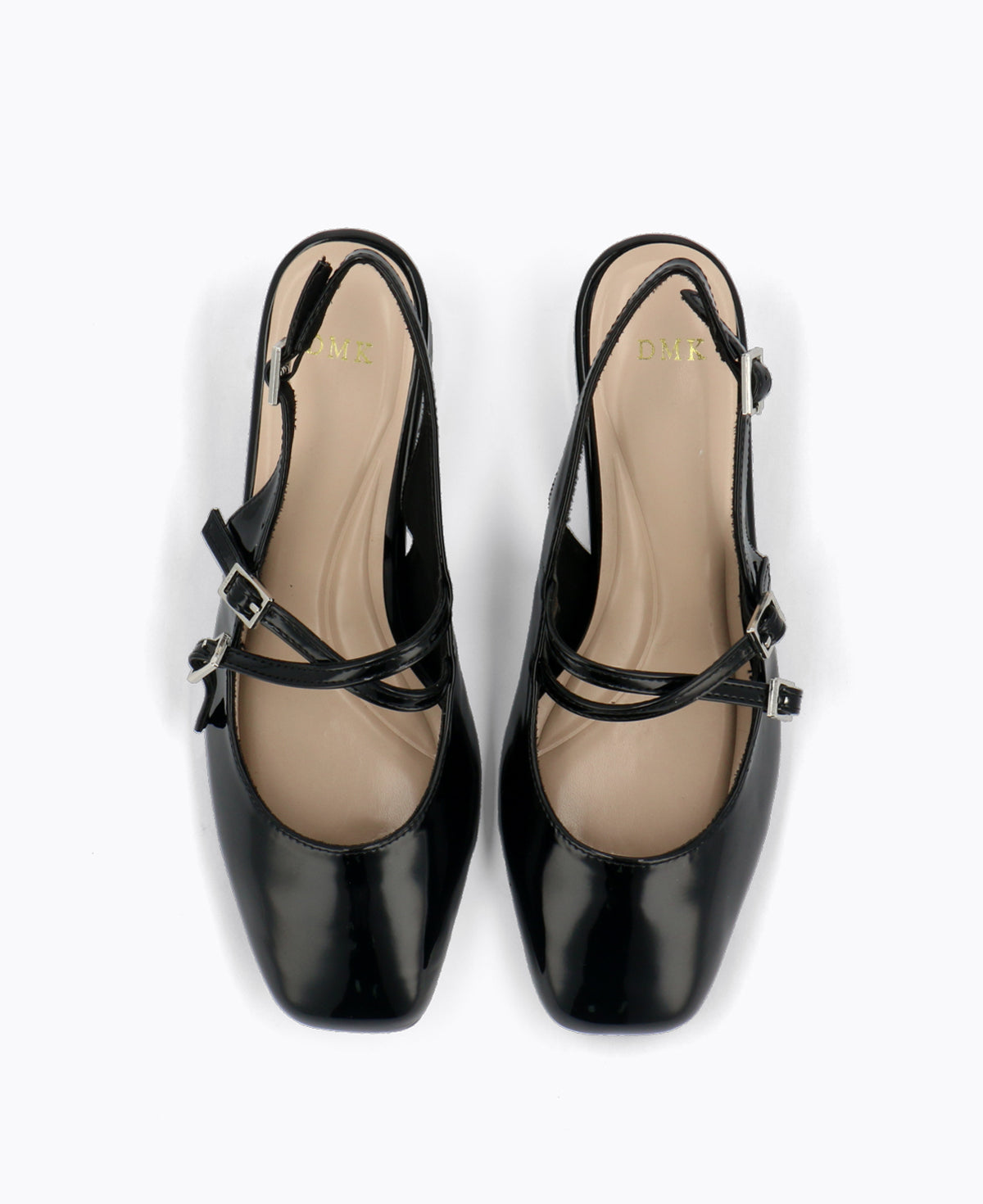 Nadine Slingback Mary Janes - Black
