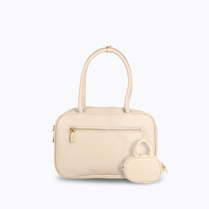 Naomi Shoulder Bag - Beige