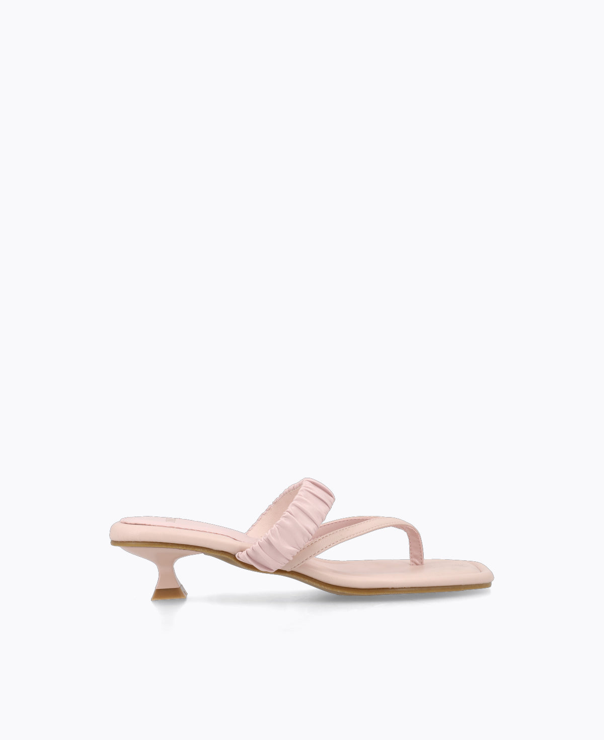 Novara Thong Heel Sandals - Pink
