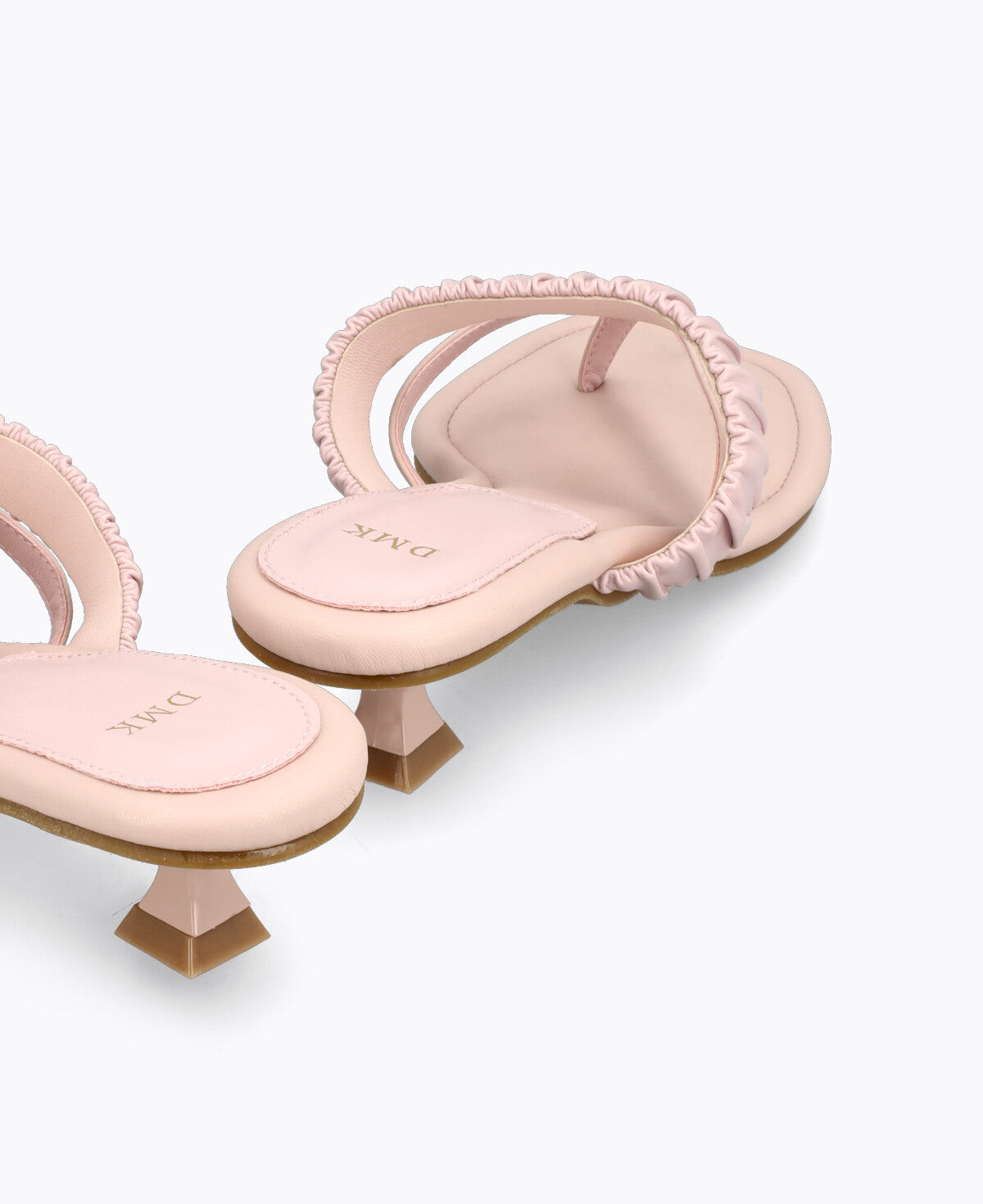 Novara Thong Heel Sandals - Pink