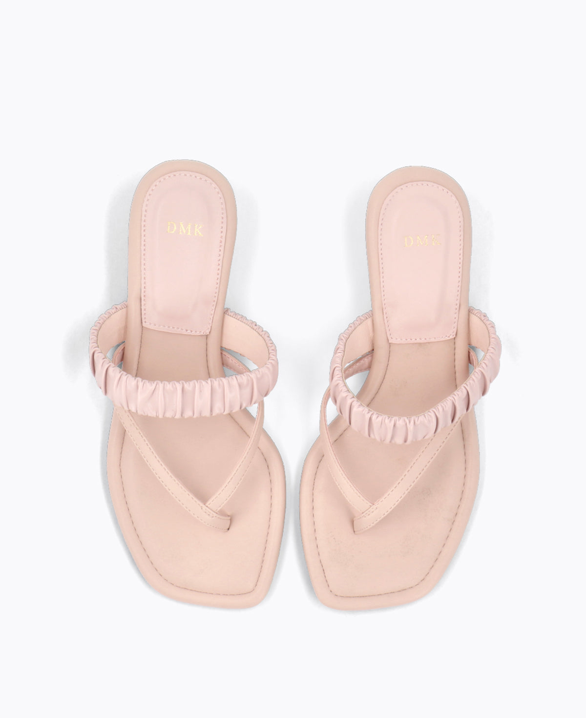 Novara Thong Heel Sandals - Pink