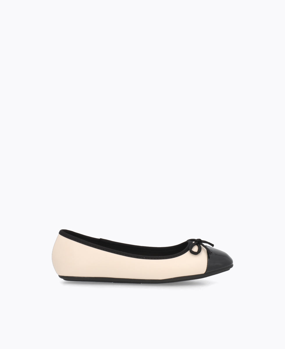 Penny Ballerina Flats - Beige – DMK
