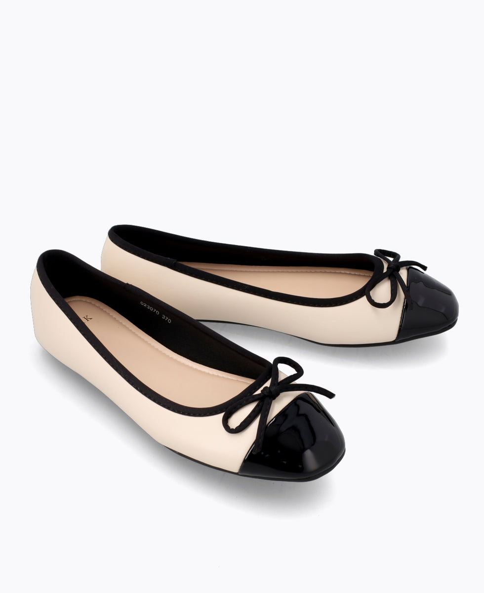 Penny Ballerina Flats - Beige – DMK