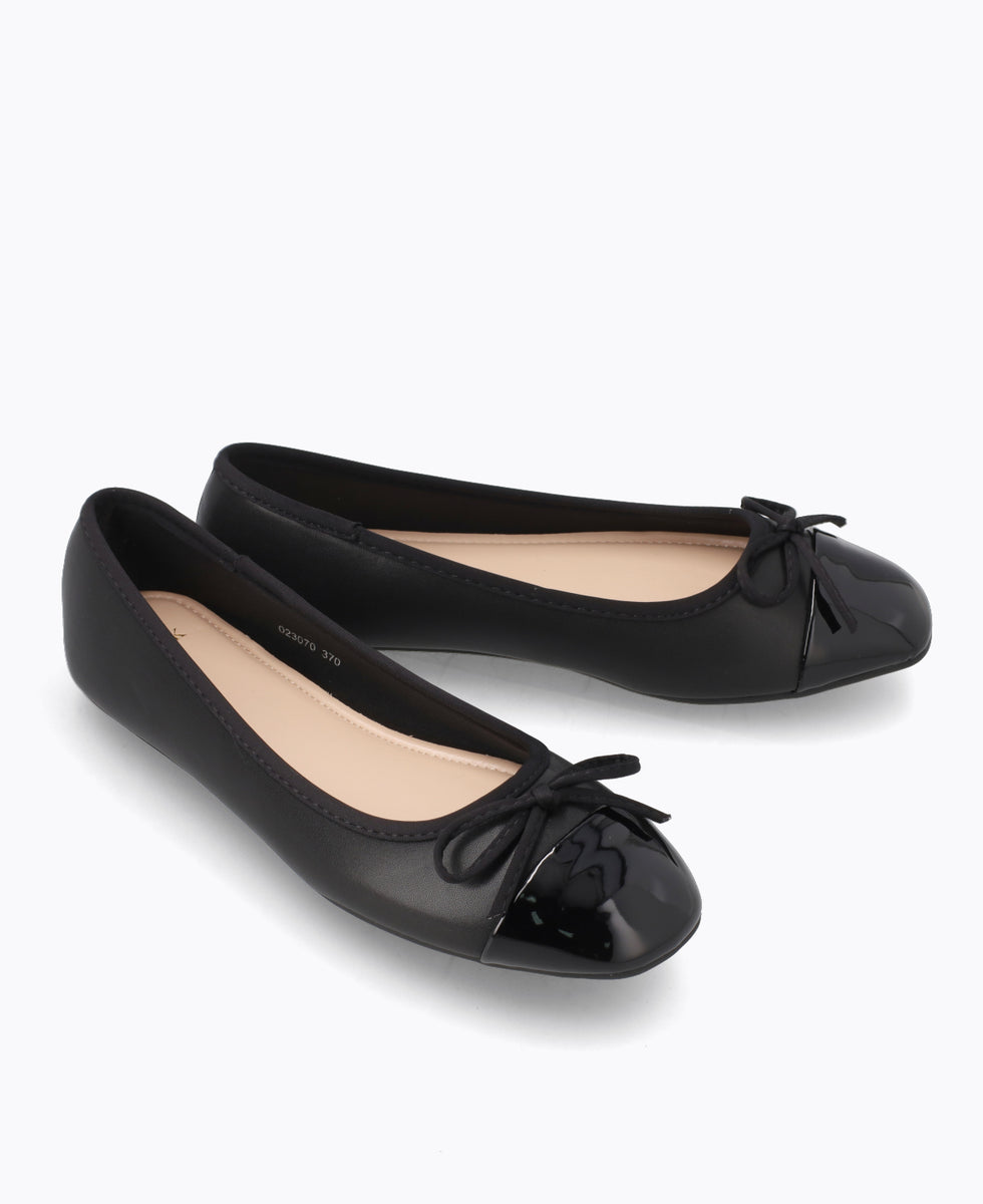 Penny Ballerina Flats - Black – DMK