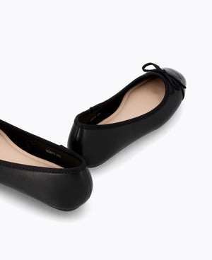 Penny Ballerina Flats - Black