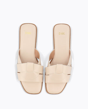 Ramona Flat Sandals - Beige