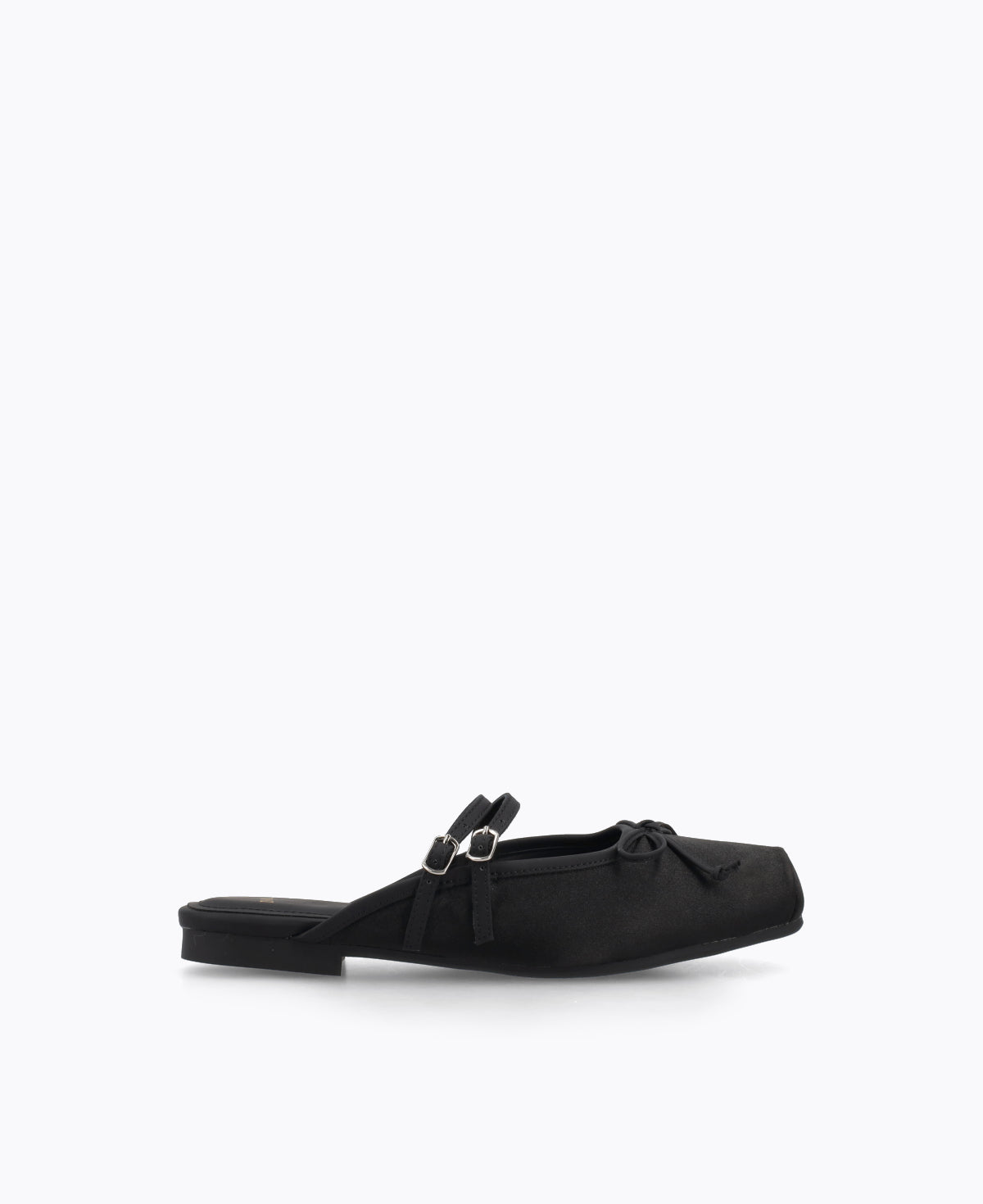 Riko Mary Jane Flats - Black