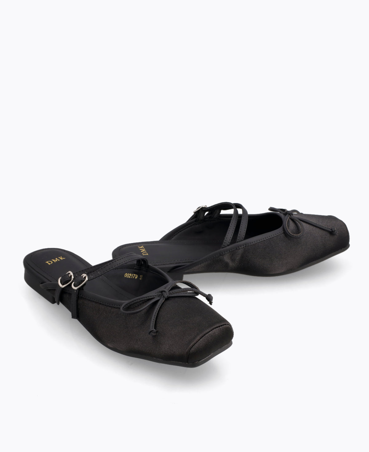 Riko Mary Jane Flats - Black