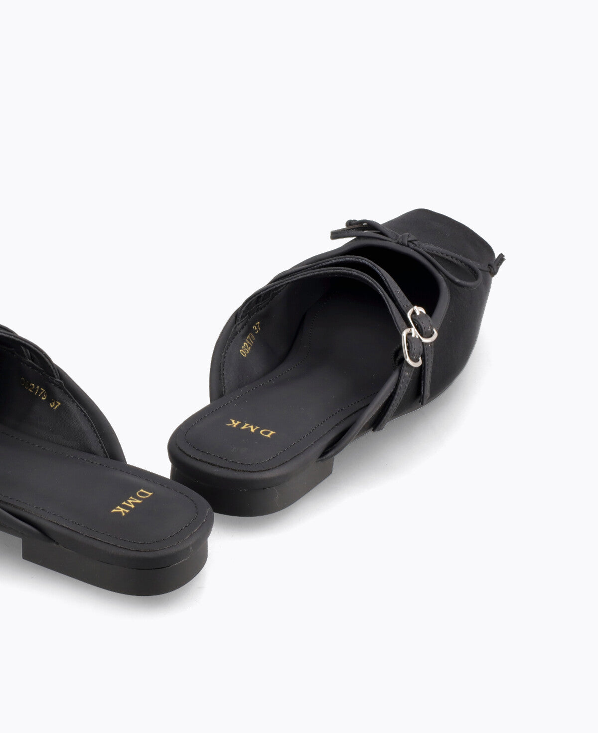 Riko Mary Jane Flats - Black