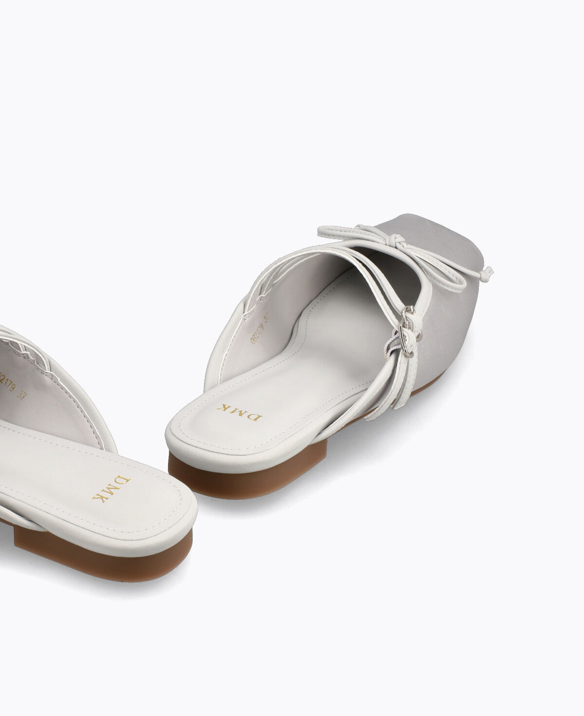 Riko Mary Jane Flats - Grey