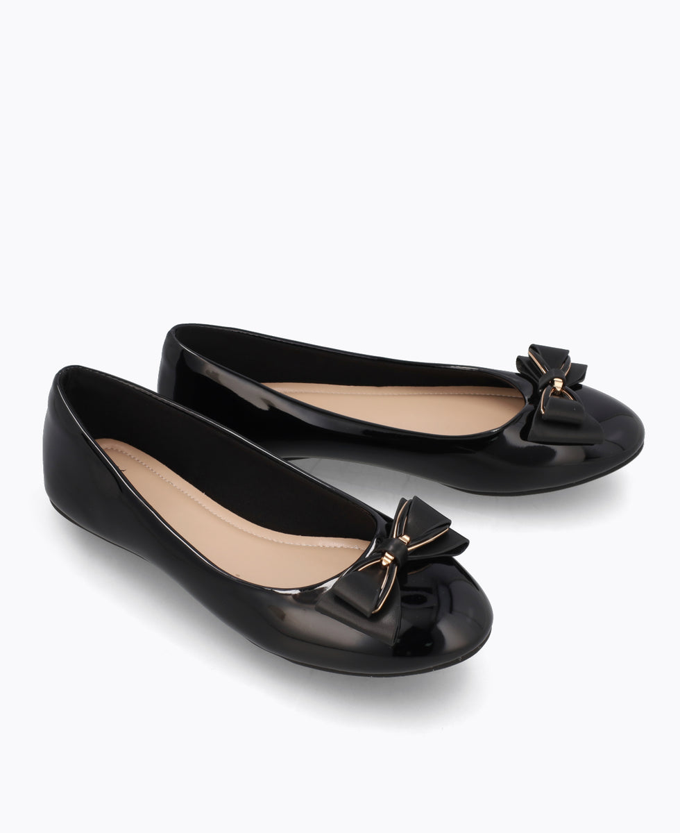 Rinnah Ballerina Flats - Black – DMK