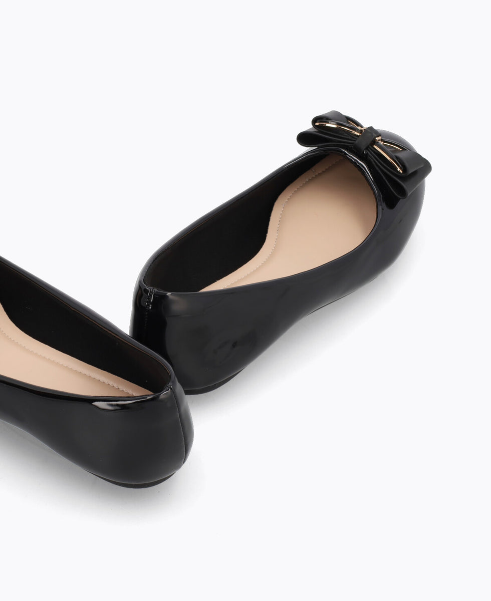Rinnah Ballerina Flats - Black – DMK