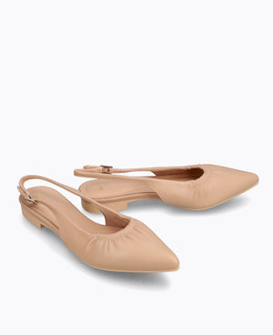 Romina Flat Pumps - Nude