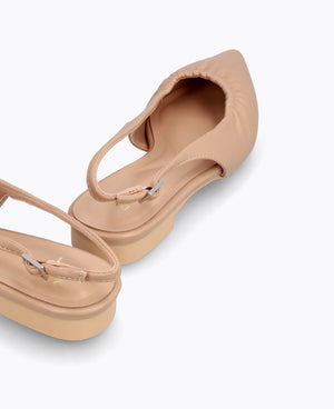 Romina Flat Pumps - Nude