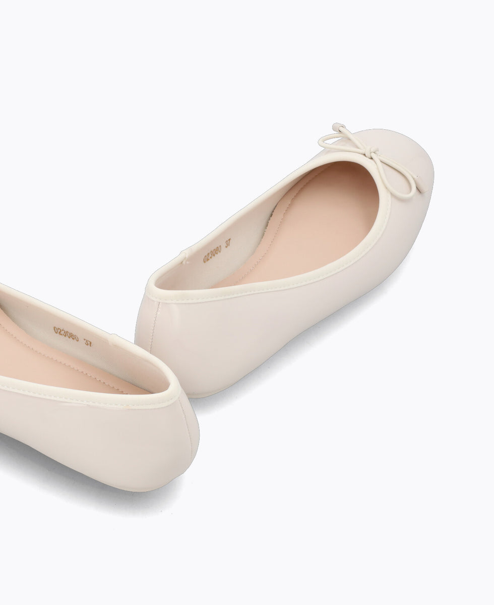 Ruth Ballerina Flats - Beige – DMK