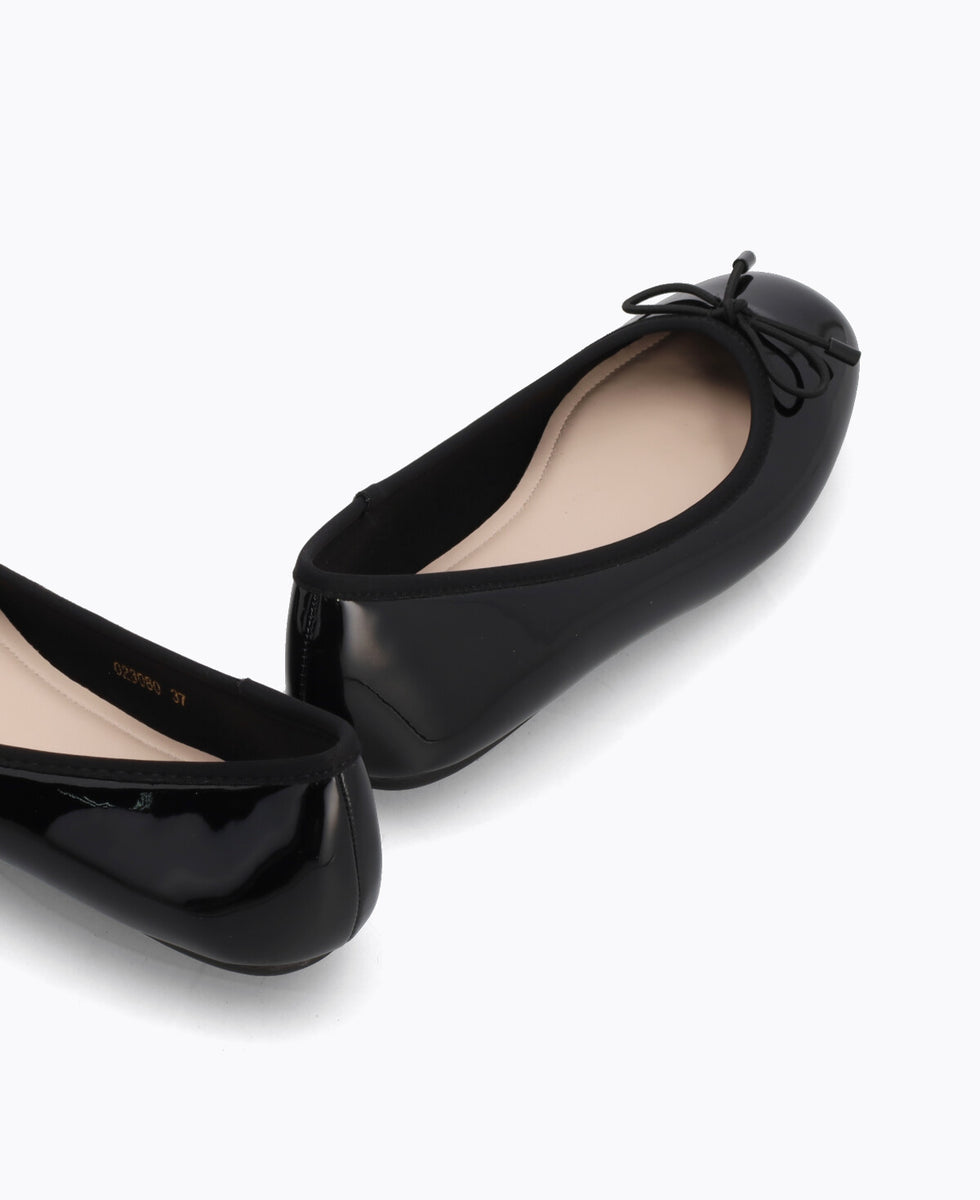 Ruth Ballerina Flats - Black – DMK