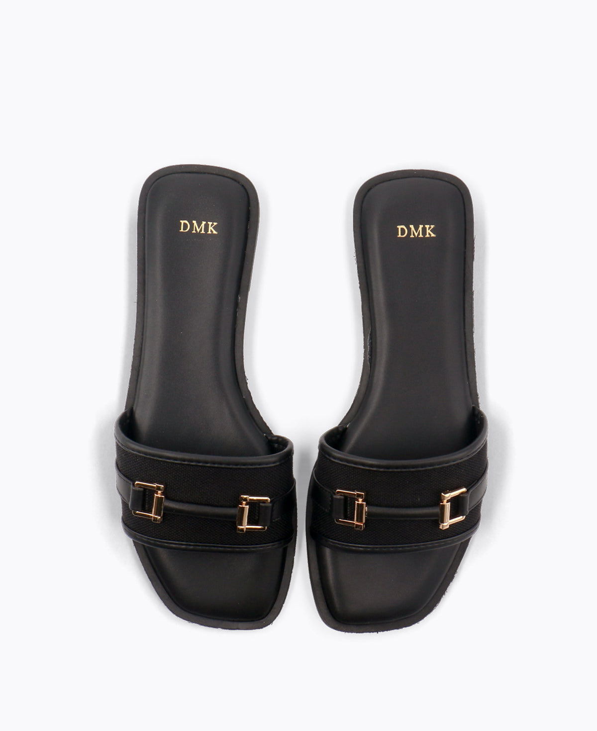 Saphine Flat Sandals - Black