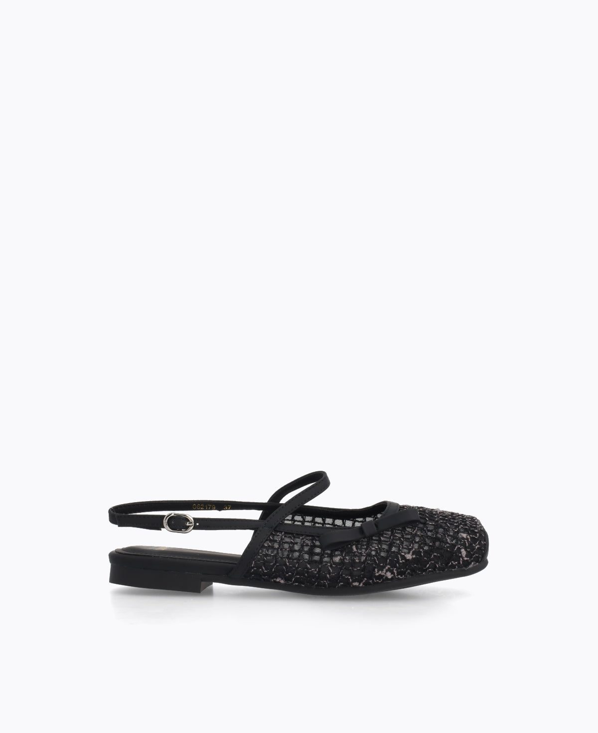 Selia Mary Jane Flats - Black