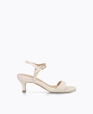 Sienna Heel Sandals - Beige