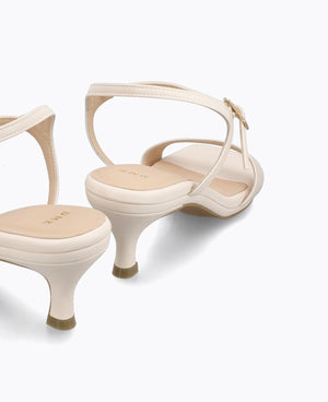 Sienna Heel Sandals - Beige