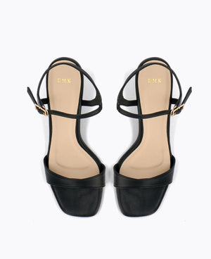 Sienna Heel Sandals - Black